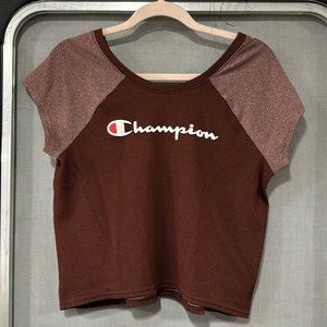 Champion Maroon Athletic Tee
